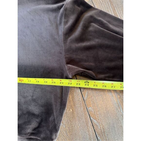 NWOT Express Brown Velvet Crewneck Sweater Size Large - Picture 7 of 8